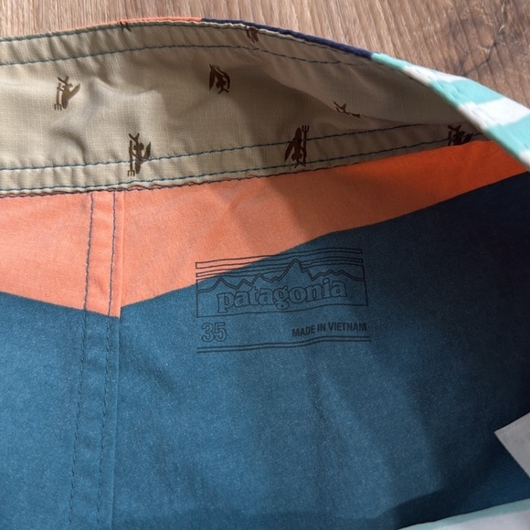 Patagonia Men's Stretch Wavefarer® Boardshorts Swim Trunks 21" Size 35 - Picture 6 of 10